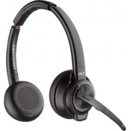 HP POLY Auriculares Savi 8220 UC DECT 1880-1900 MHz USB-A Negro