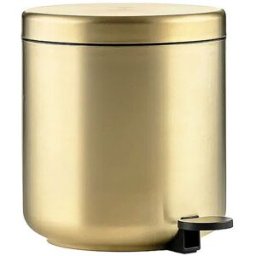 Zone Cubo de pedal de baño UME BRASS 19,5x22cm Oro oro