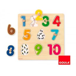 Puzle goula numeros 10 piezas