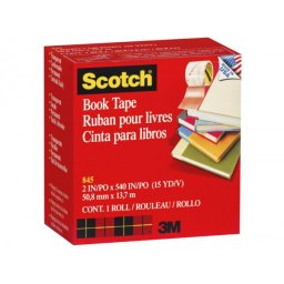 Cinta adhesiva scotch 845 book tape 13,7 m x 50,8 mm