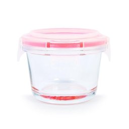Recipiente Redondo Ibili 0.8L Vidrio Borosilicato Horno Microondas