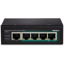Switch Trendnet TI-PE50 5 Puertos Fast Ethernet PoE+ No Administrado Negro