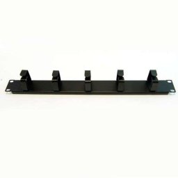 Organizador de Cables Powergreen Metálico 1U para Rack 19