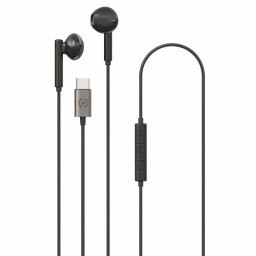 Auriculares Celly UP1100 con cable USB-C, intraurales, micrófono y control en línea, negros