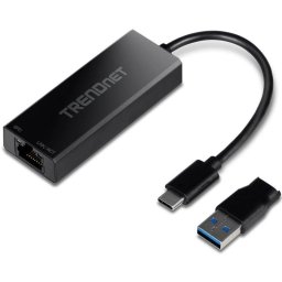 Adaptador USB-C a Ethernet 2.5Gbps Trendnet TUC-ET2G Negro