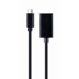 Adaptador de cable USB-C a DisplayPort 4K 15 cm Negro Gembird