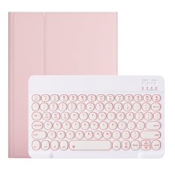 Royal Bailey YM11D Funda Teclado Bluetooth para iPad Air 4 (2020) 10.9/Pro 11 (2021/2020/2018) Rosa