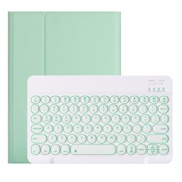 Royal Bailey YM12D Funda con Teclado Bluetooth para iPad 10.2 (2021/2020/2019)/iPad Air 10.5/iPad Pro 10.5 Verde