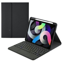 Royal Bailey HK109C Funda Teclado Bluetooth para iPad Air 4 (2020) 10.9/Pro 11(2021/2020/2018) Negra