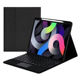 Royal Bailey HK132C Funda con Teclado Bluetooth para iPad Pro 12.9 (2021/2020/2018) Negra