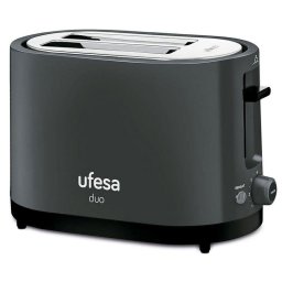 Tostadora Ufesa Duo 750W Dos Ranuras Gris Oscuro
