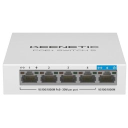 Switch Keenetic PoE+ Switch 5 Gigabit 5 Puertos 4 PoE+ 60W