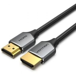 Cable HDMI Vention ALEHG 1.5 m Slim 4K 18 Gbps chapado en oro gris