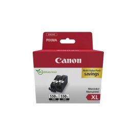 Cartucho de tinta Canon PGI-550PGBK Negro Pack de 2 Original