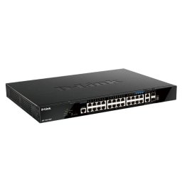 Switch Gestionado D-LINK L3 20 Puertos Gigabit PoE+ 4x2,5G 2x10G SFP+ Apilable 1U