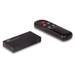 Switch HDMI Lindy 38337 3 Puertos HDMI 2.1 8K 60Hz Metal Negro