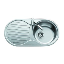 Fregadero Teka DR 80 1C 1E Undermount Ovalado Acero Inoxidable 18/10