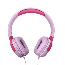 Auriculares Celly KIDSBEAT2 con cable Jack 3,5 mm, micrófono y limitador 85 dB, rosa