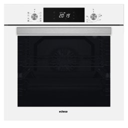Horno Multifunción Edesa EOE-7040 WH 80L 60cm Pirolítico A Pantalla Blanco