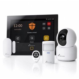 Alarma Nivian PACK WiFi GSM 4G Inalámbrica Interior Sensor Movimiento Apertura Sirena Exterior