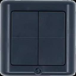Interruptor de Pared Shelly BLU Wall Switch 4 ZB DK ZigBee y Bluetooth