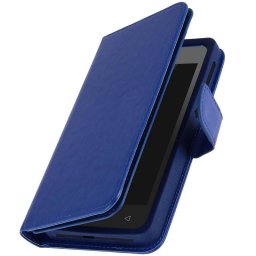 Avizar Funda Billetera Azul para Smartphones 5.5" a 6