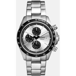Fossil Reloj hombre Autocross FS6124 multifunción de acero. Plateado
