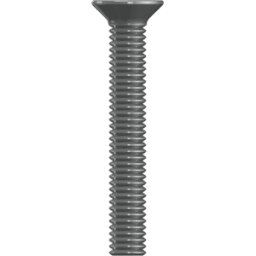 REISSER SCHRAUBENTECHNIK SKS-E M3X20-100 - Tornillos avellanados planos, acero inoxidable A2, PZD, M3, 20 m