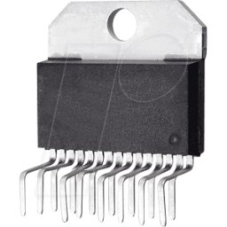 STMICROELECTRONICS STA540 - 4 x 13 W doble / quad amplificador de potencia, multiwatt-15