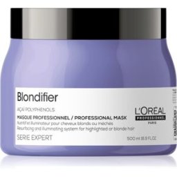 Serie Expert Blondifier Mascarilla Regeneradora Y Renovadora Para Cabello Rubio Y Con Mechas 500 Ml