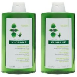 Klorane Champú Limpiador Ortiga 2x400 ml
