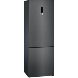 Siemens iQ300 KG49NXXEA Frigorífico Combi E Acero Inoxidable Negro
