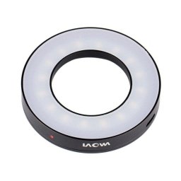 Anillo de iluminación Laowa 492785 LED 16 LEDs 58,5 mm Negro Blanco USB
