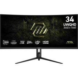 Monitor MSI MAG 342CQRF E20 34" UltraWide Quad HD 200Hz VA Curvo 0,5ms