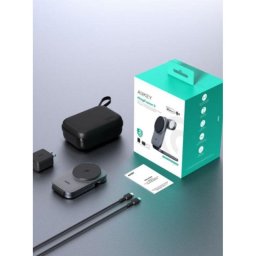 Organizador estación de carga AUKEY LC-MC312 3 en 1 MagSafe plegable 15W gris