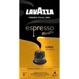 Cápsula de café Lavazza Espresso Maestro Lungo Nespresso Tueste claro 10 piezas