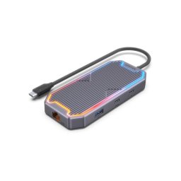 Base para portátiles Unitek uHUB S7+ USB-C 100W HDMI 4K Ethernet