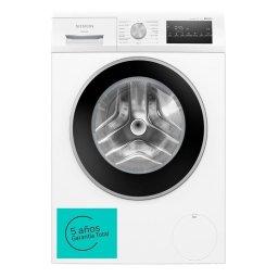 Lavadora Siemens iQdrive Carga Frontal 9 Kg 1400 rpm A Blanca sin Conectividad