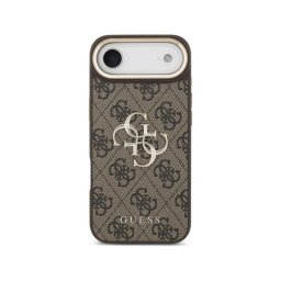 Funda para móvil Guess Air Carcasa Marrón Logo Dorado Ajuste Preciso para iPhone 4G
