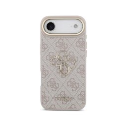 Funda para móvil Guess Air Carcasa Rosa Logo Dorado Ajuste Preciso para iPhone 4G