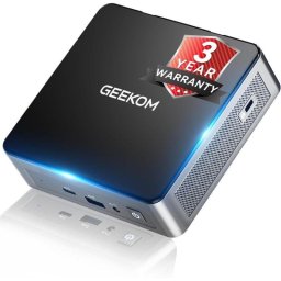 Mini PC GEEKOM Air12 Intel Pentium Gold 7505 16GB 512GB SSD Intel UHD Windows 11 Triple Pantalla Ultra Compacto