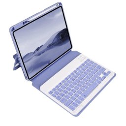 Funda con Teclado Bluetooth Royal Bailey Sx131 para iPad Pro 12.9 Morado