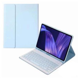 Funda con teclado Bluetooth para Samsung Galaxy Tab S6 Lite 2022 10,4" Azul resistente a arañazos