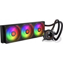 Refrigeración Líquida Krux HydroGlance 360 LCD 360mm 3 Ventiladores ARGB LCD