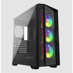 Caja PC Keep Out Gaming KO XC-500 Black ATX E-ATX Micro ATX Mini-ITX