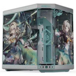 Caja PC HYTE Y70 Firefly Edition Midi Tower Vidrio Templado Azul Plata