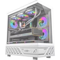 Caja PC Darkflash DS950 Midi Tower Blanca con 6 Ventiladores 120mm