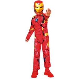 Rubies Disfraz Iron Man Black Line Avengers . (De 7 a 8 años)