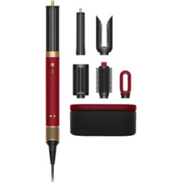 Dyson Plancha y secador multifunción Airwrap Co-Anda2x 1 un. Red Velvet/Gold Straight + Wavy Hair