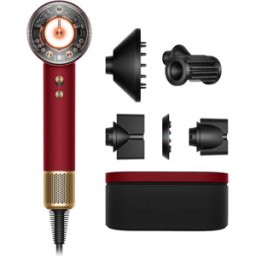 Dyson Secador de Pelo Supersonic Nural™ [Enchufe Europeo Tipo F] 1 un. Red Velvet/Gold Box